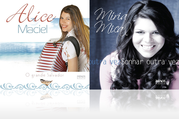 Capas dos CD, Alice Maciel e Mria Mical